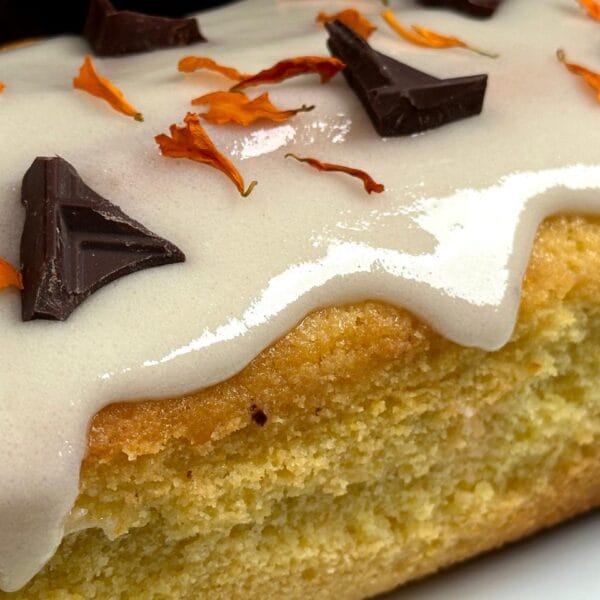 Budin de naranja de chips